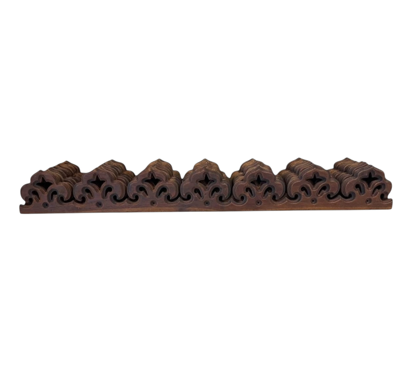 Dekor - Holzornament - geschnitzt in braun 100cm x 13cm hoch