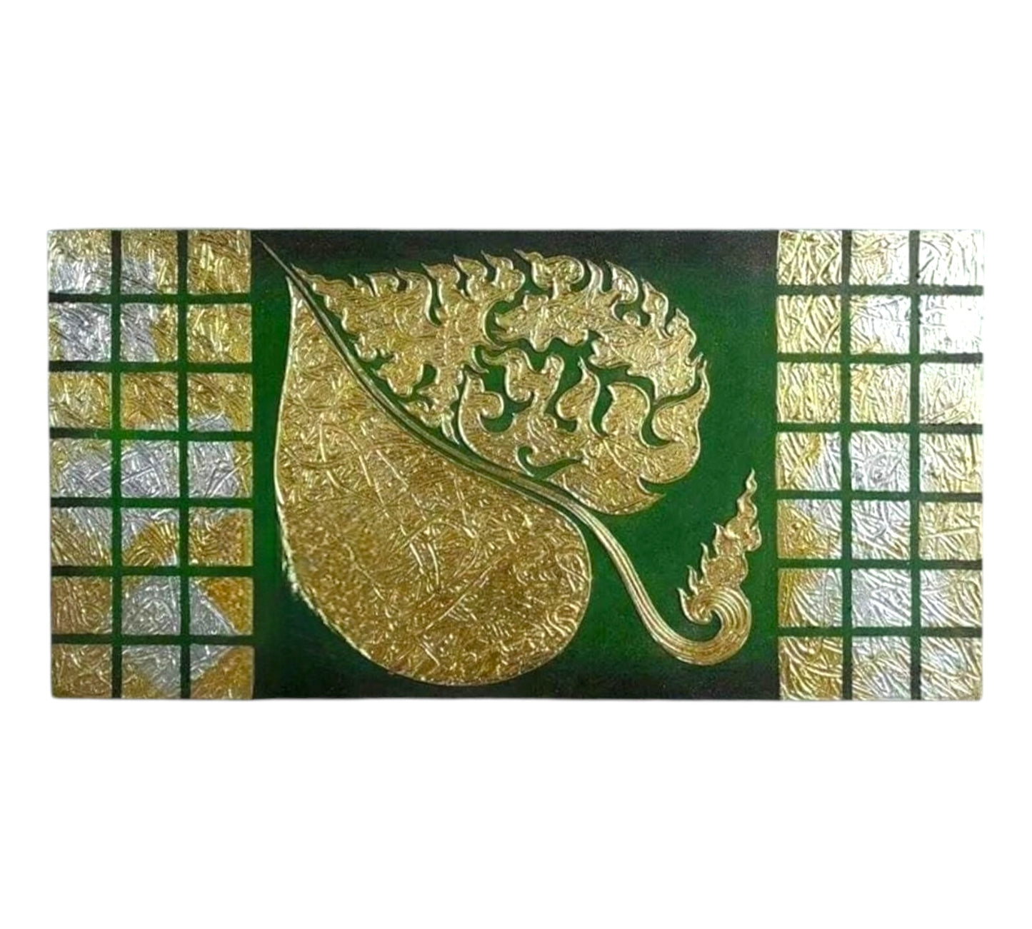 Thailändisches Strukturbild - Wandbild 55x110cm