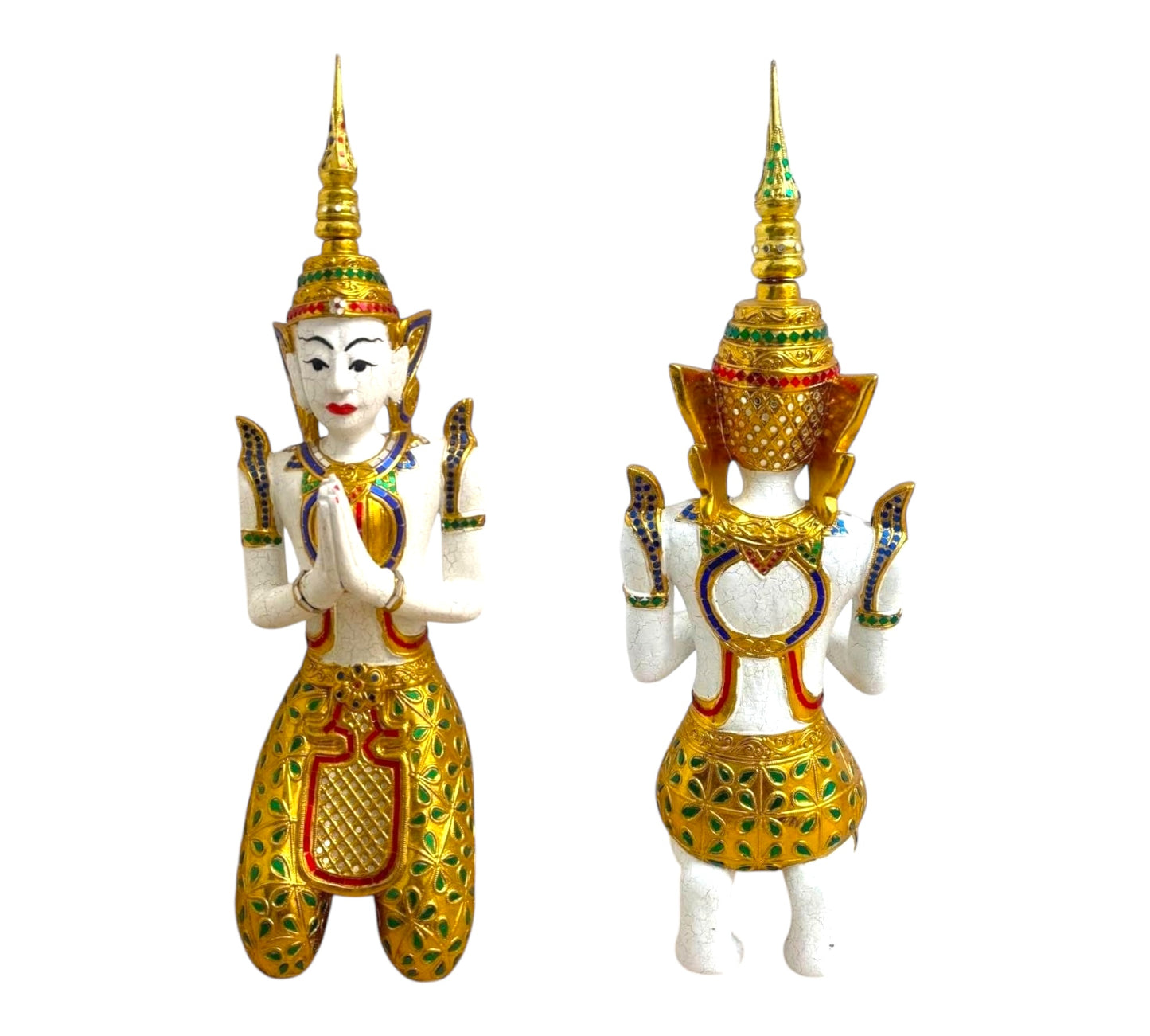 Thep Phra Nom - Engel der Göttlichkeit - knieend, Handarbeit