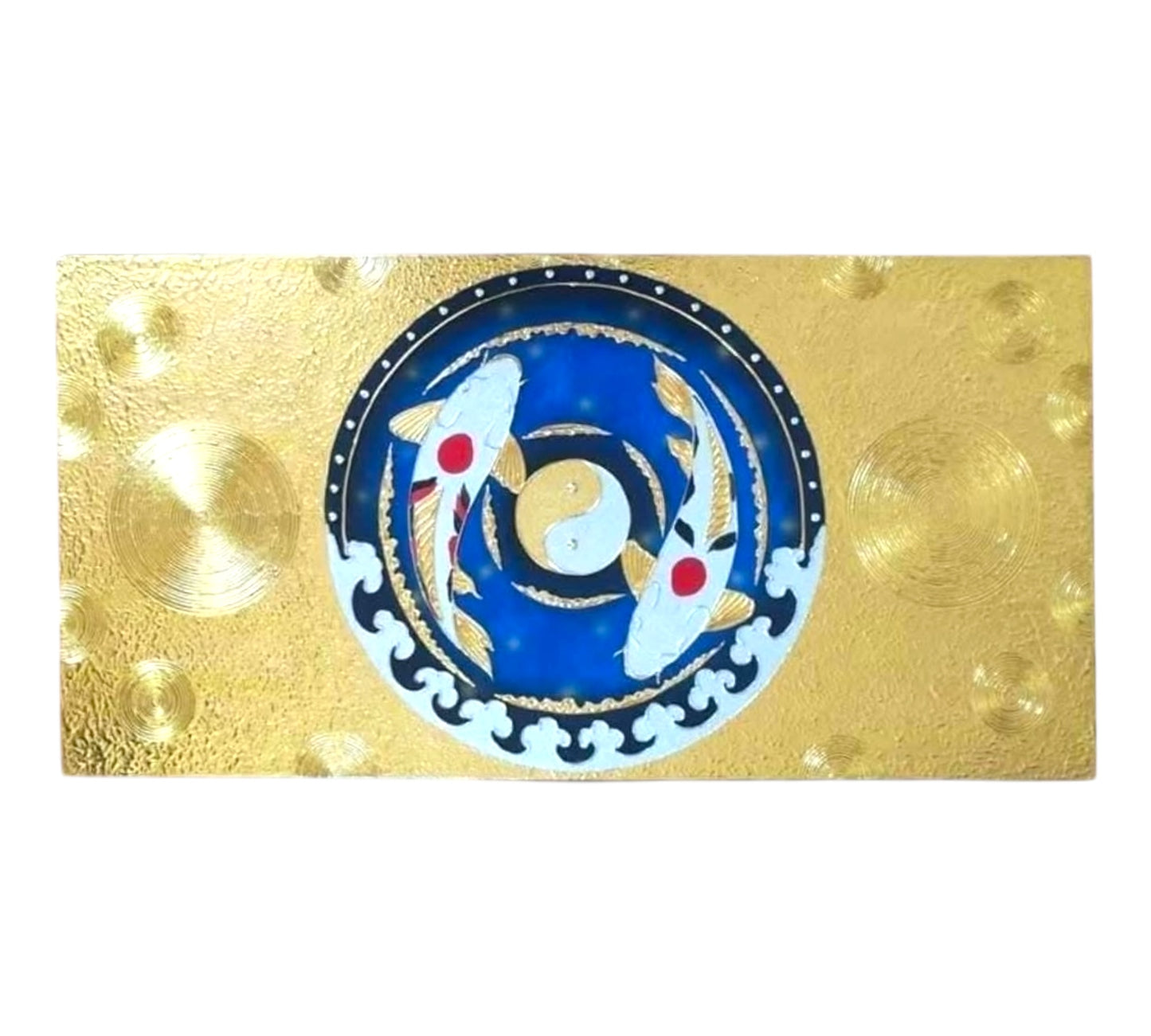 Thailändisches Strukturbild - Wandbild 55x110cm