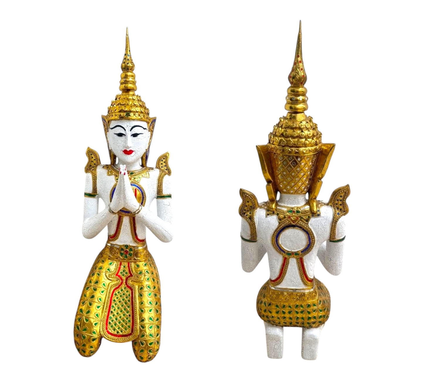 Thep Phra Nom - Engel der Göttlichkeit - knieend, Handarbeit