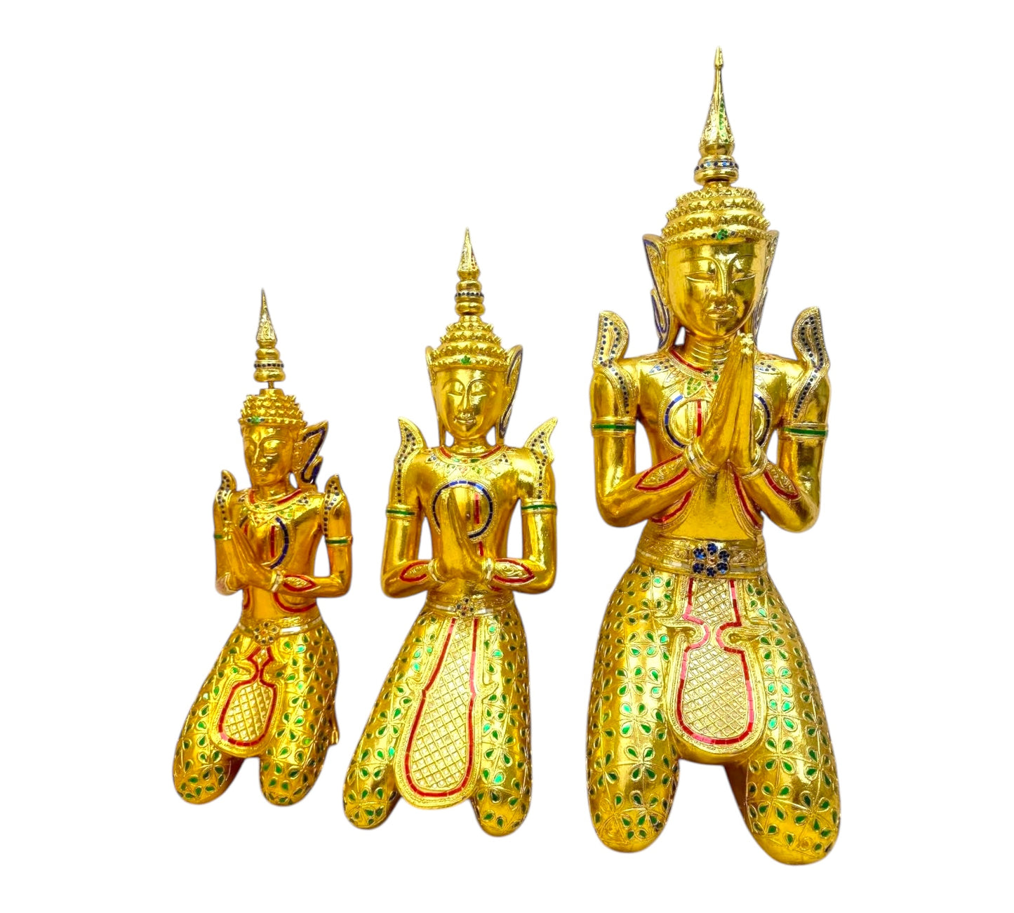 Thep Phra Nom - Engel der Göttlichkeit - knieend, Handarbeit