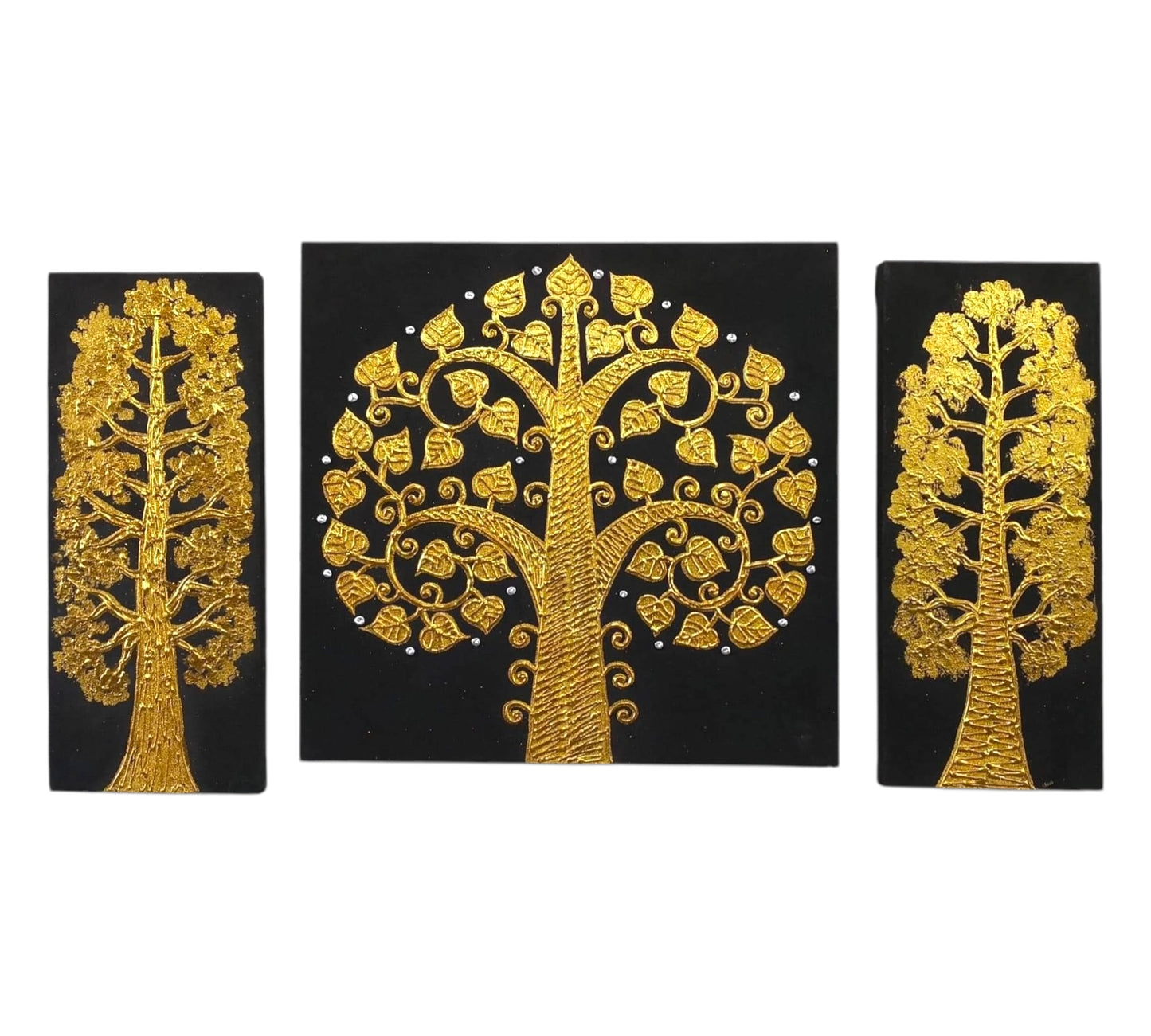 Thailändisches Strukturbild - Wandbild 50x90cm