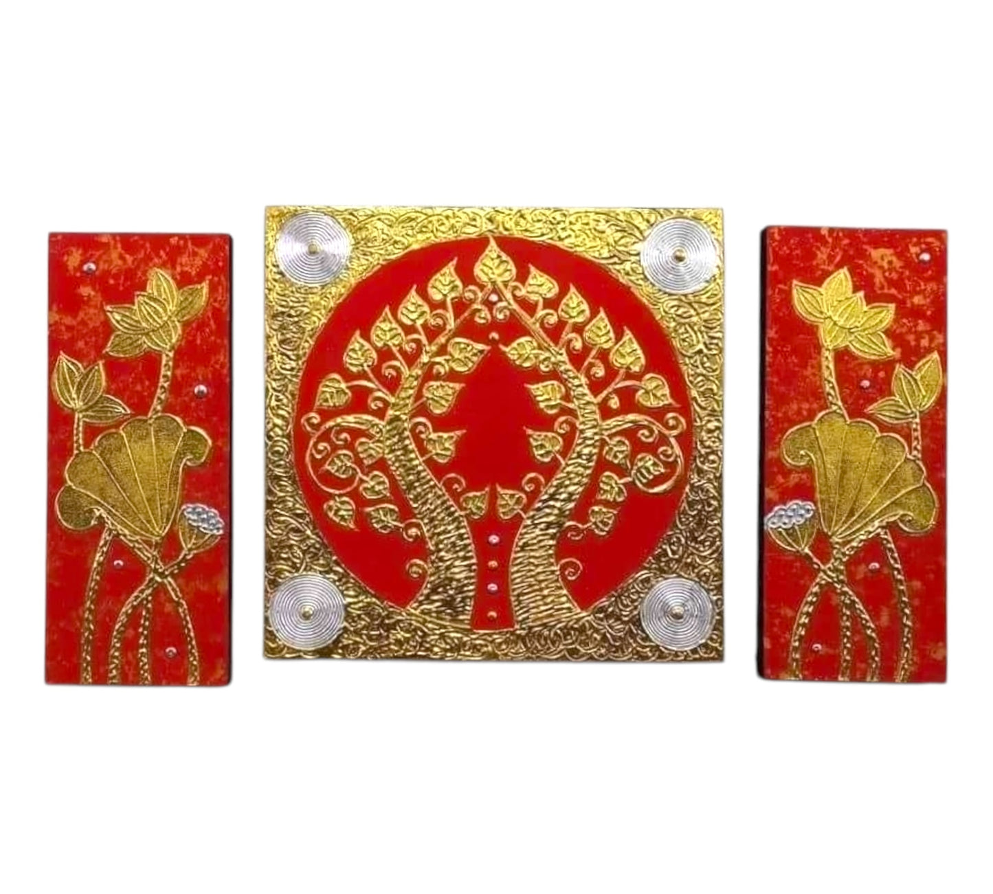 Thailändisches Strukturbild - Wandbild 50x90cm