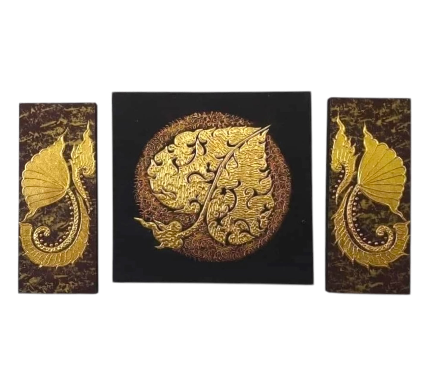 Thailändisches Strukturbild - Wandbild 50x90cm