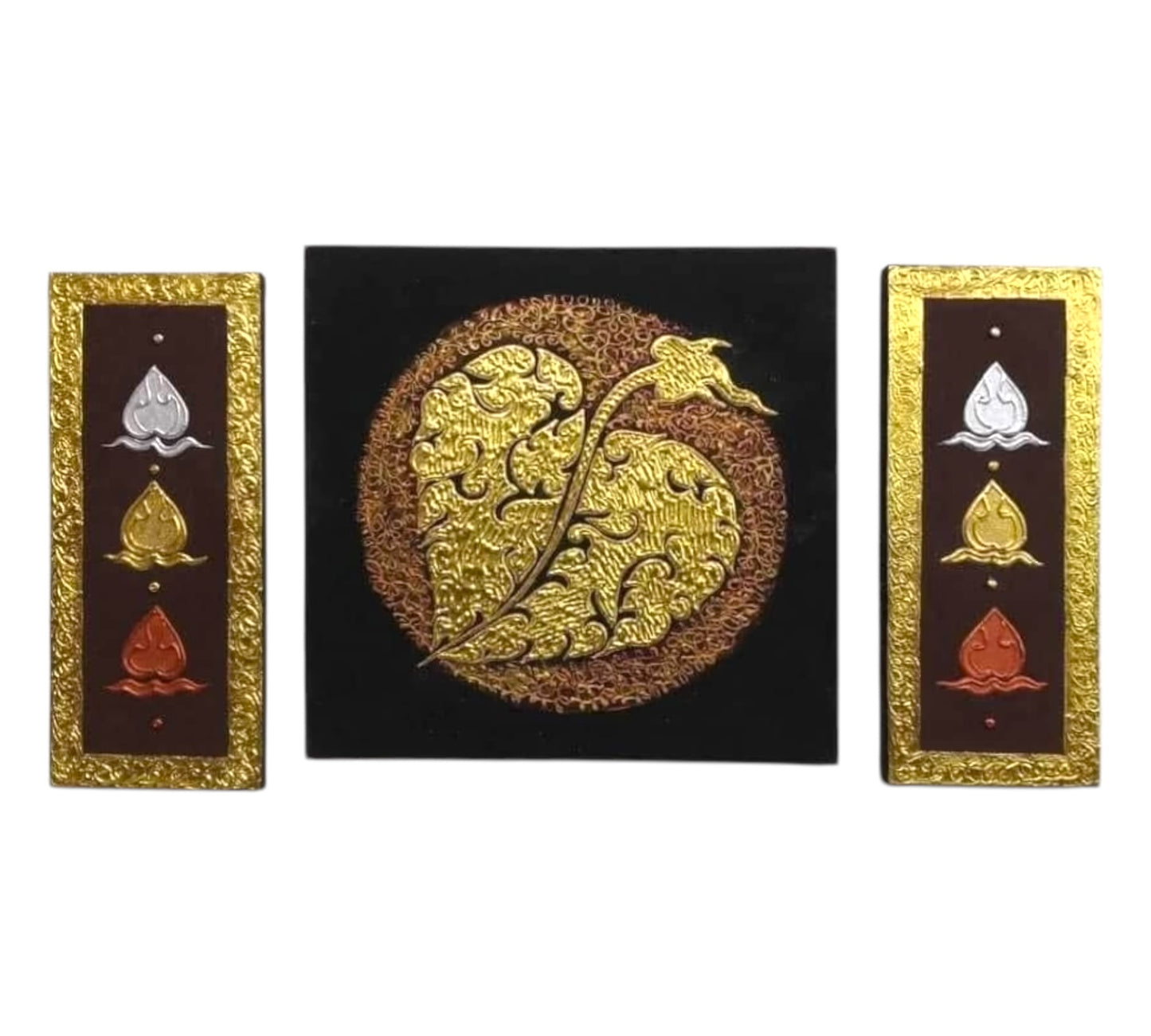 Thailändisches Strukturbild - Wandbild 50x90cm