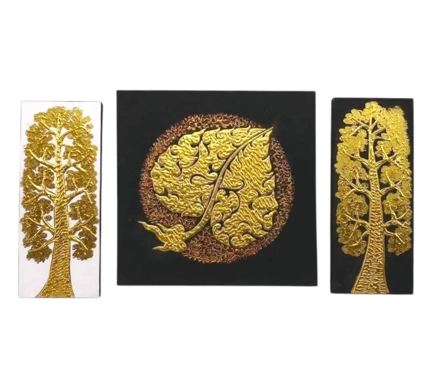 Thailändisches Strukturbild - Wandbild 50x90cm