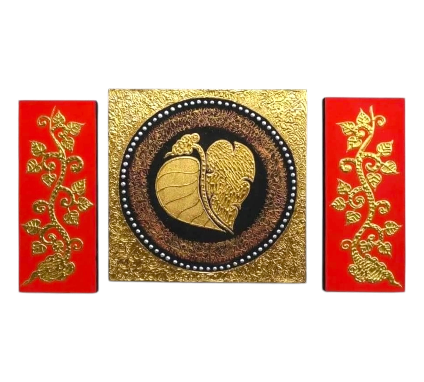 Thailändisches Strukturbild - Wandbild 50x90cm