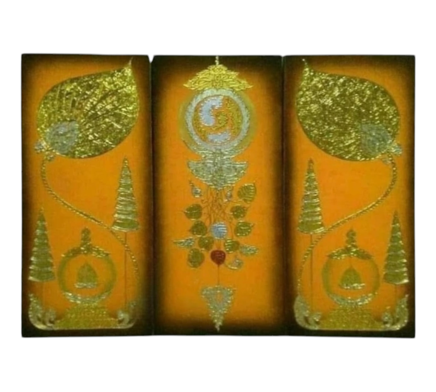 Thailändisches Strukturbild - Wandbild  110cm x 150cm