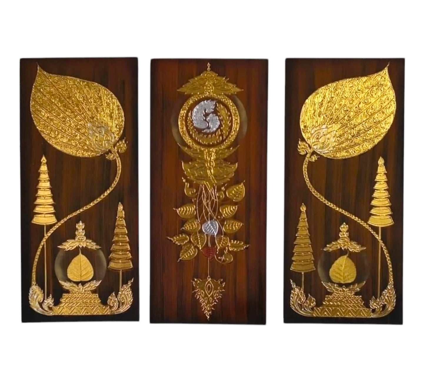 Thailändisches Strukturbild - Wandbild  110cm x 150cm