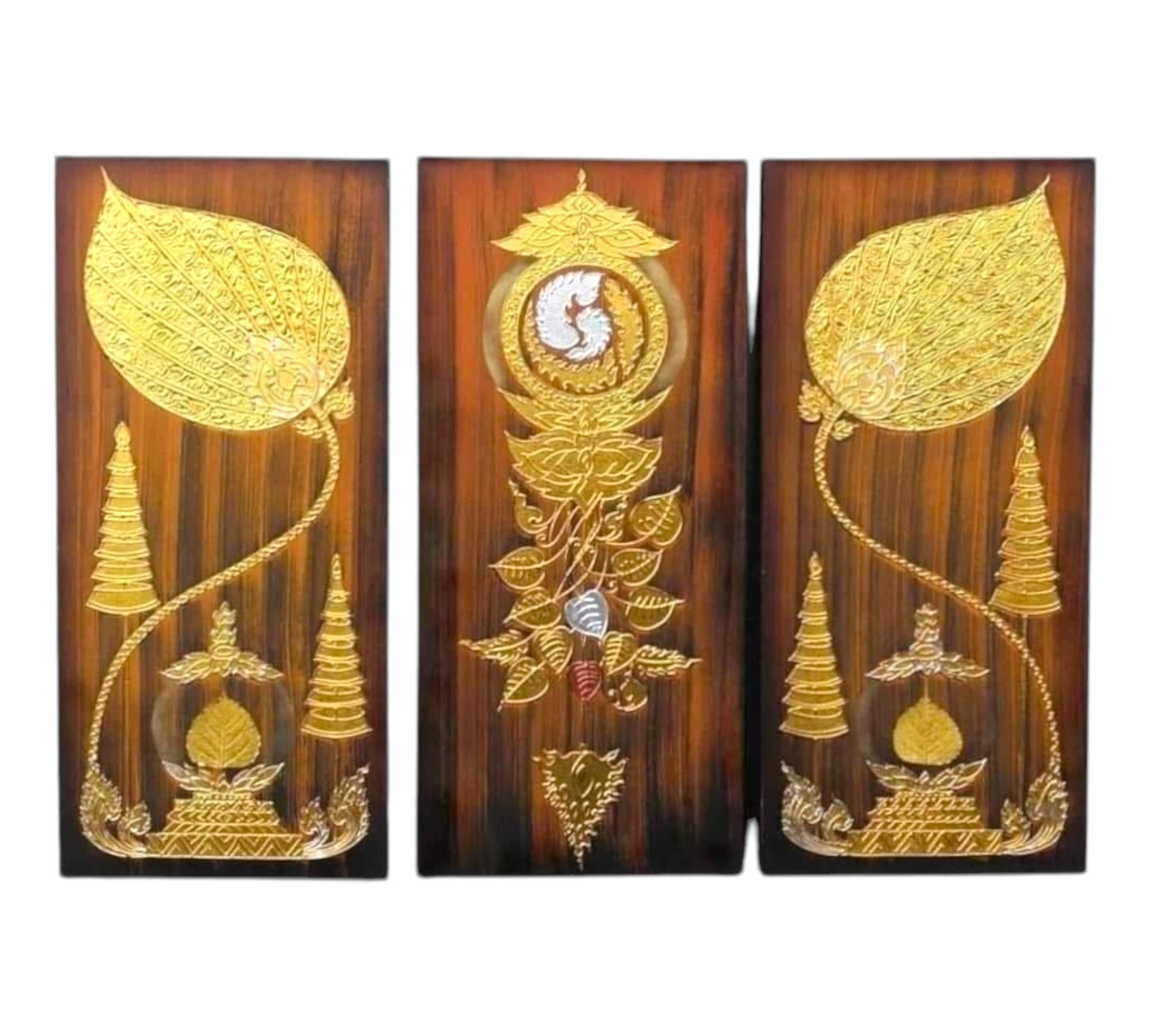 Thailändisches Strukturbild - Wandbild  110cm x 150cm