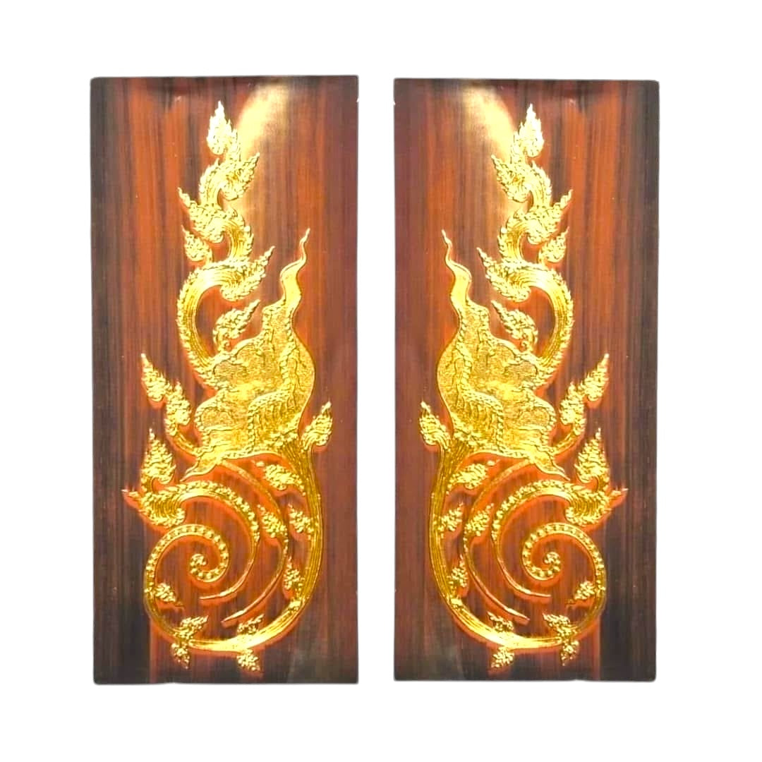 Thailändisches Strukturbild 100x110cm