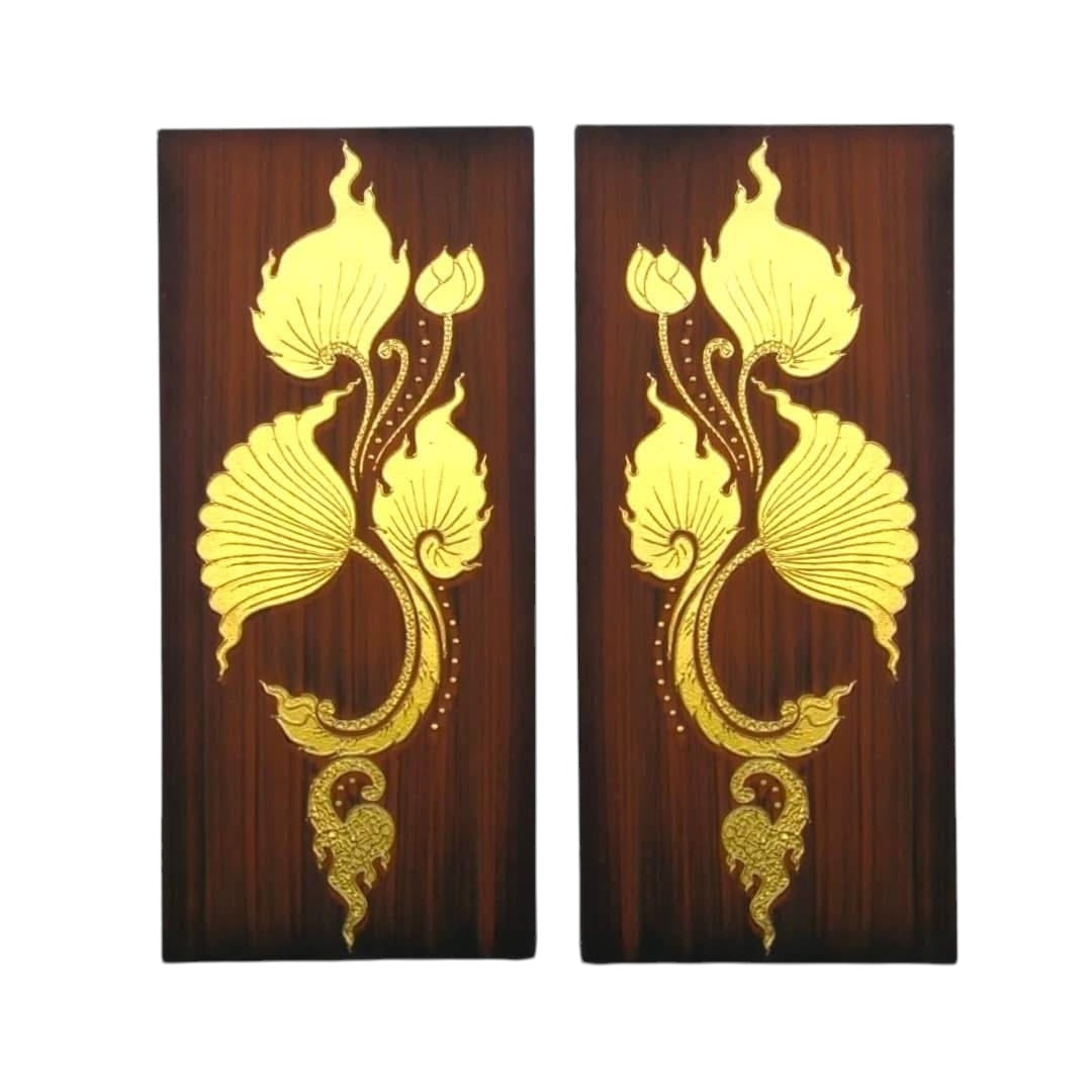 Thailändisches Strukturbild 100x110cm